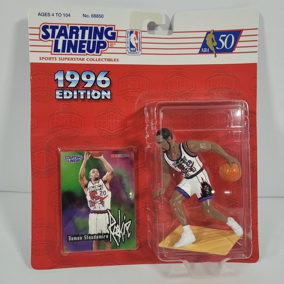 Starting Lineup Other - Kenner Starting Lineup 1996 Damon Stoudamire Toronto Raptors Rookie Figure Card